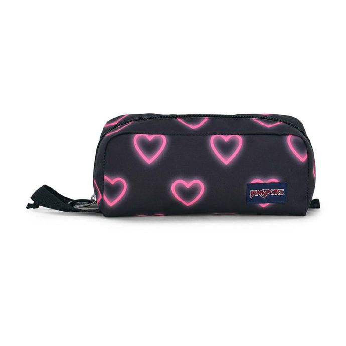 Cartuchera-Perfect-Pouch-Negro-Happy-Hearts-Black-Jansport