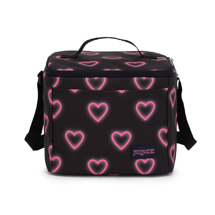 Lonchera-Super-Snack-Negro-Happy-Hearts-Black-Jansport