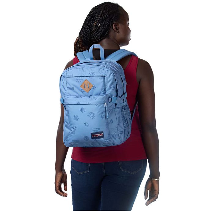 Morral-Main-Campus-Sunny-Sketches--Blue-Azul-JanSport